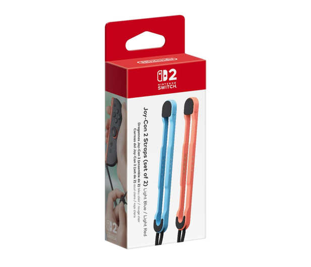Nintendo Joy-Con 2 Strap Pair Light Blue/Light Red - 1330131 - zdjęcie 3